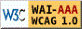 This page has passed the requirements for WAIAAA
