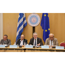 R&#233;union du Secr&#233;tariat international de l’AIO (Assembl&#233;e Interparlementaire Orthodoxe) avec la participation du Secr&#233;taire g&#233;n&#233;ral M. Maximos Charakopoulos