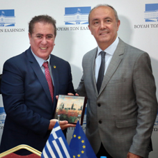 Συνάντηση μελών της ΚΟΦ Ελλάδας – Βραζιλίας με βουλευτή του Κοινοβουλίου Βραζιλίας 