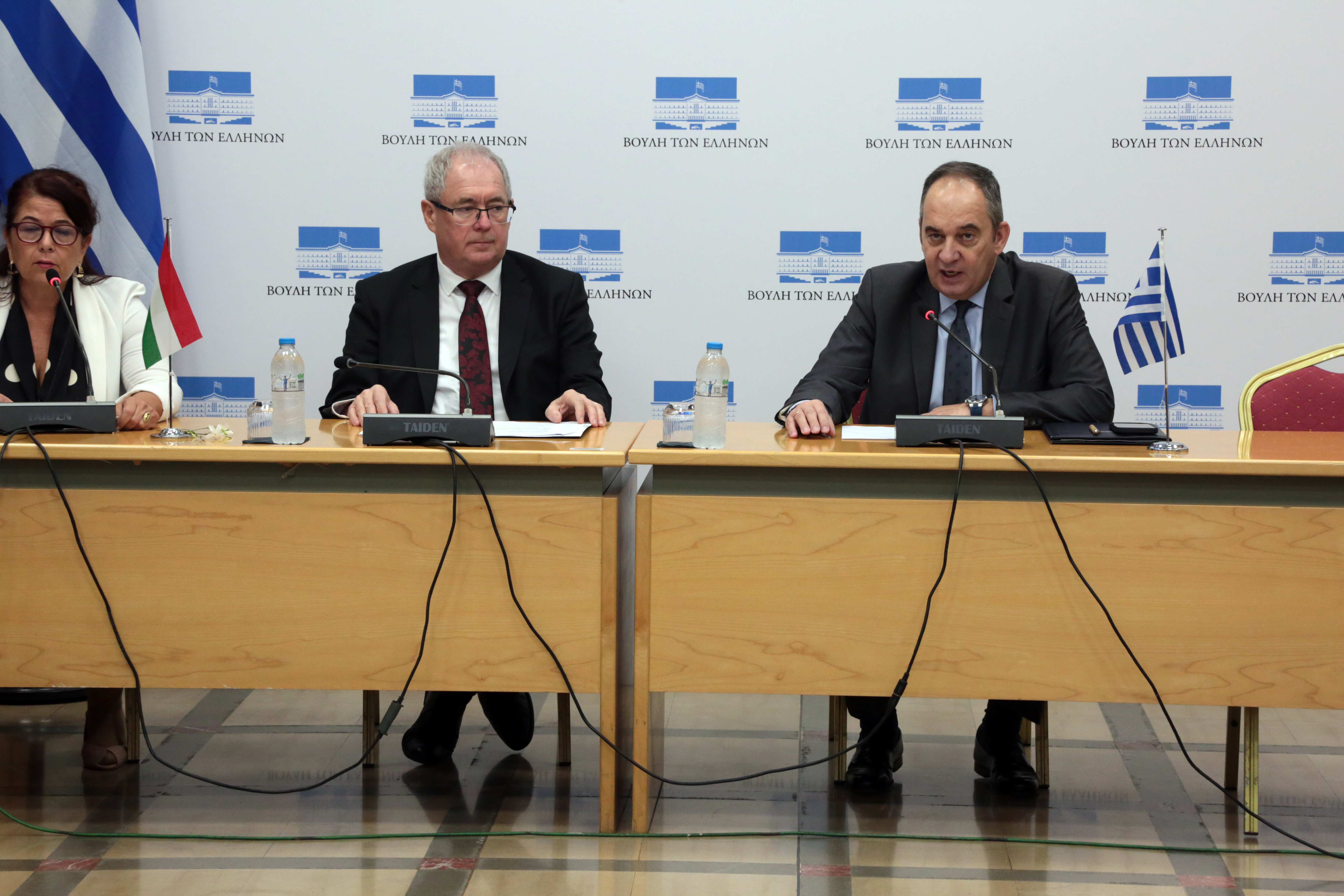 Συνάντηση Α’ Αντιπρόεδρου της Βουλής των Ελλήνων κ. Ιωάννη Πλακιωτάκη με τον  Α’ Αντιπρόεδρο του Ουγγρικού Κοινοβουλίου