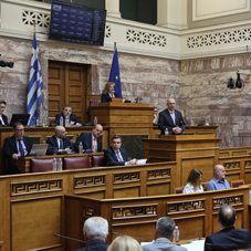 Eνημέρωση των κοινοβουλευτικών Επιτροπών Ευρωπαϊκών Υποθέσεων, Παραγωγής και Εμπορίου και Προστασίας του Περιβάλλοντος από τον αρμόδιο Επίτροπο για την Αλιεία και τους Ωκεανούς Κώστα Καδή