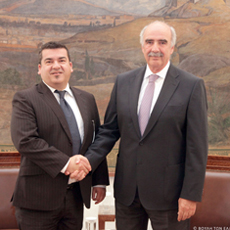 Meeting of the Speaker of the Hellenic Parliament, Mr. Evangelos-Vasileios Meimarakis with the Governing Board of W.H.I.A 