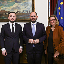 Συνάντηση του Προεδρείου της Διαρκούς Επιτροπής Παραγωγής και Εμπορίου με τον Υπουργό Αγροτικής Ανάπτυξης της Αλβανίας