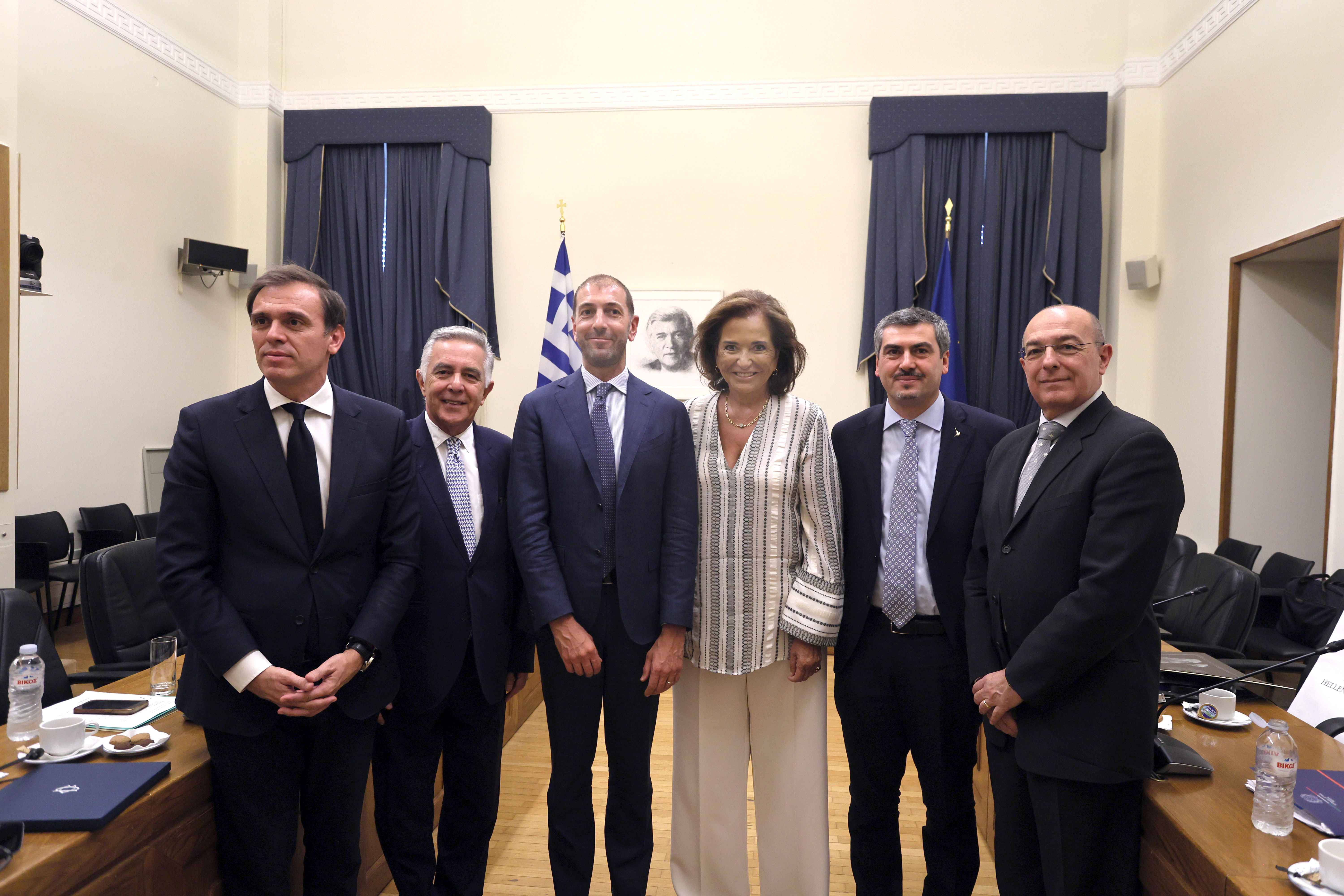 Συνάντηση αντιπροσωπείας της Επιτροπής Εθνικής Άμυνας και Εξωτερικών Υποθέσεων της Βουλής των Ελλήνων με αντιπροσωπεία της Επιτροπής Εξωτερικών και Άμυνας της Ιταλικής Γερουσίας