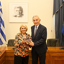 Συνάντηση της κ. Βούλτεψη με τον Γενικό Γραμματέα της Μόνιμης Διεθνούς Γραμματείας του Οργανισμού Οικονομικής Συνεργασίας Ευξείνου Πόντου και τον  αναπληρωτή Γεν. Γραμματέα