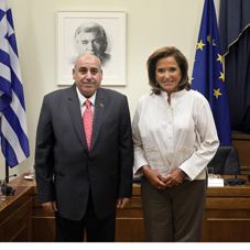 Συναντήσεις της ιορδανικής αντιπροσωπείας με την Πρόεδρο και μέλη της Επιτροπής Εθνικής Άμυνας και Εξωτερικών Υποθέσεων και την Ομάδα Φιλίας Ελλάδας–Ιορδανίας