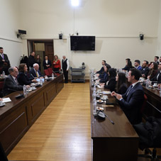 Συνάντηση της Προέδρου της Επιτροπής Άμυνας &amp; Εξωτερικών Υποθέσεων  με σπουδαστές της Ελληνικής Διπλωματικής Ακαδημίας 