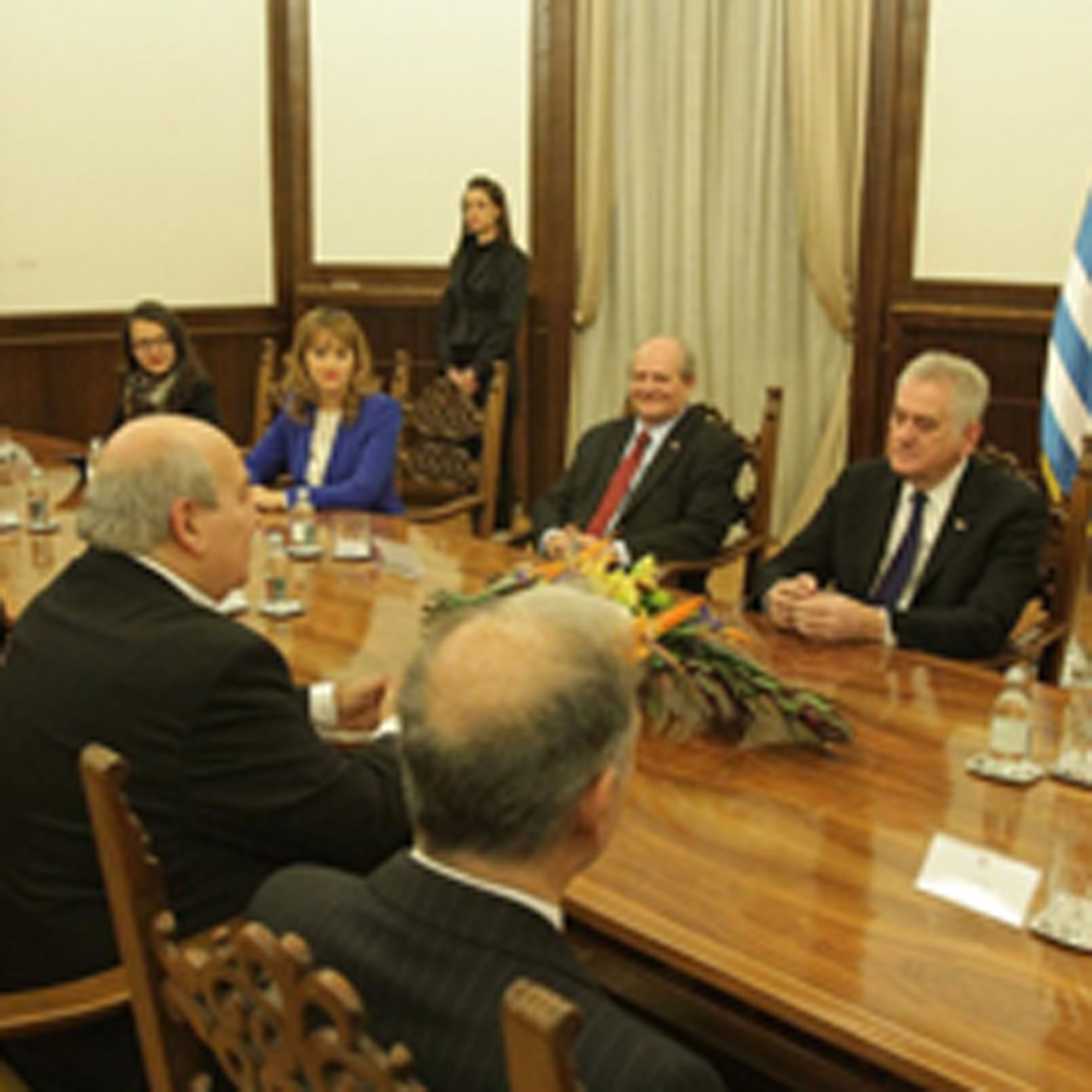 Συνάντηση του Προέδρου της Βουλής με τον Πρόεδρο της Σερβίας και τον Πατριάρχη Βελιγραδίου