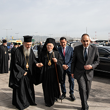 Αναχώρηση του Οικουμενικού Πατριάρχη κ.κ. Βαρθολομαίου 