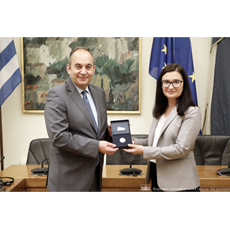 Συνάντηση του Α΄ Αντιπροέδρου της Βουλής των Ελλήνων  με την Αντιπρόεδρο της Κυβέρνησης της Μολδαβίας