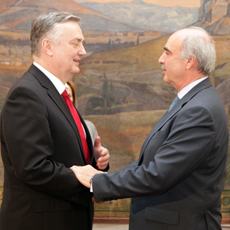 Meeting of the President of the Hellenic Parliament with the Deputy Chairman of the Council of Ministers and Minister of Foreign Affairs of Bosnia and Herzegovina
