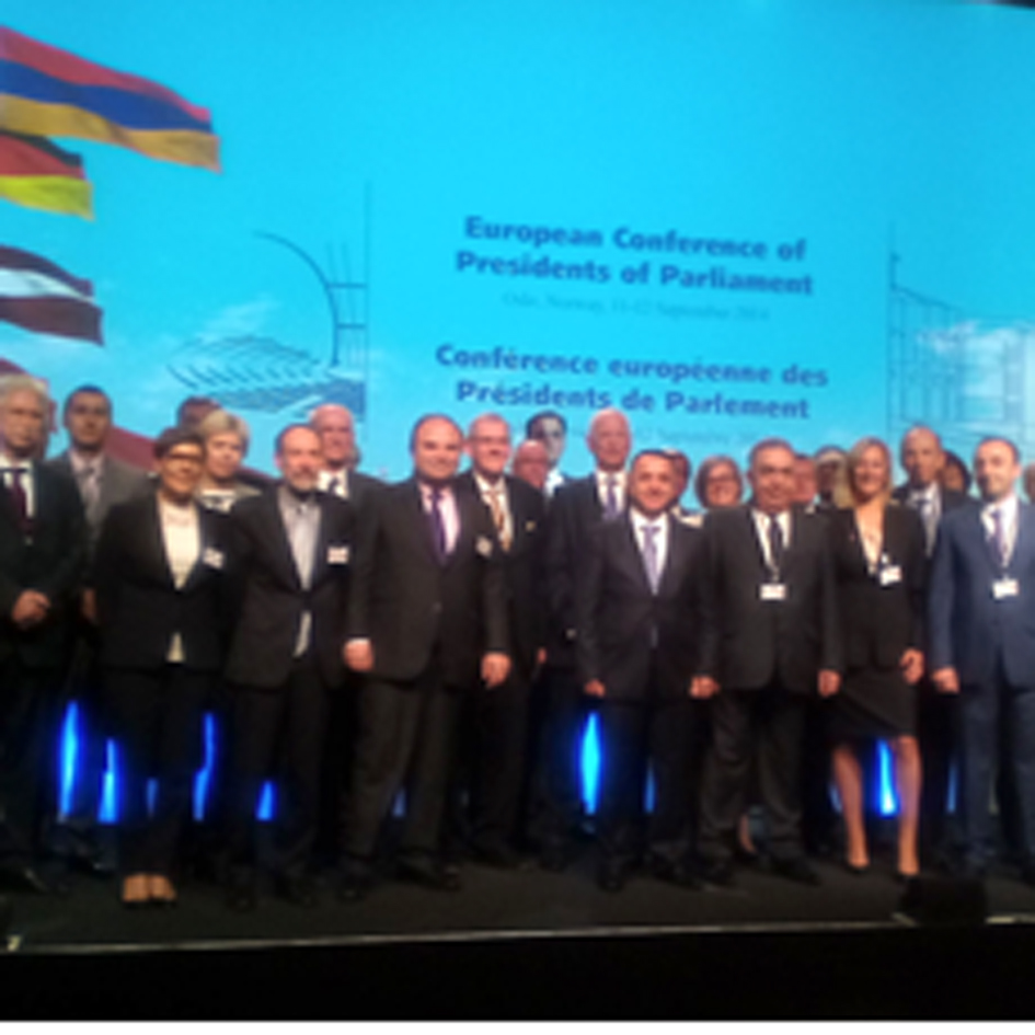 Conf&#233;rence des pr&#233;sidents des parlements des Etats membres du Conseil de l&#39;Europe 