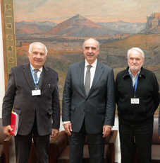 Meeting of the Speaker of the Hellenic Parliament with Vice-President of the European Parliament and the Chairman of the Committee on Constitutional Affairs