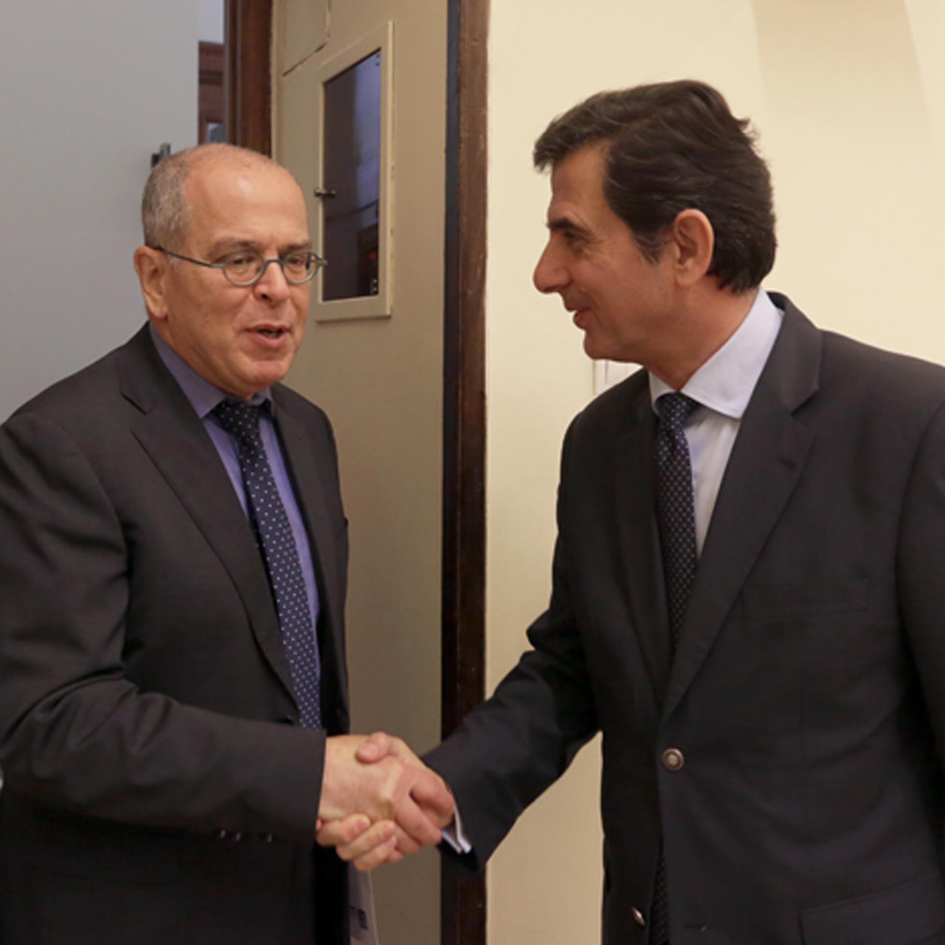 Συνάντηση  του  Προέδρου της Διαρκούς  Επιτροπής Εθνικής Άμυνας    και Εξωτερικών Υποθέσεων της Βουλής με  τον  νέο Πρέσβη του Ισραήλ