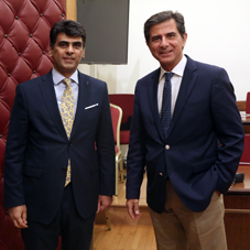 Συνάντηση του Προέδρου της Διαρκούς Επιτροπής Εθνικής Άμυνας και Εξωτερικών Υποθέσεων με τον Πρέσβη του Αφγανιστάν