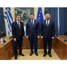 Rencontre du Pr&#233;sident du Comit&#233; permanent de la d&#233;fense nationale et des affaires &#233;trang&#232;res du Parlement hell&#233;nique avec une d&#233;l&#233;gation du Parlement d&#39;Arm&#233;nie &#224; Ath&#232;nes