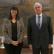 Le pr&#233;sident du Parlement a re&#231;u aujourd’hui l’ambassadrice du Luxembourg
