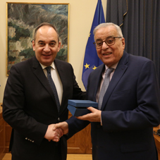Συνάντηση του Α’ Αντιπροέδρου της Βουλής με τον ΥΠΕΞ του Λιβάνου 