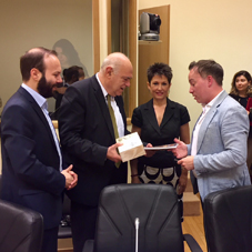 Meeting of Greek parliamentarians with a delegation of the non-governmental organisation European Law Society