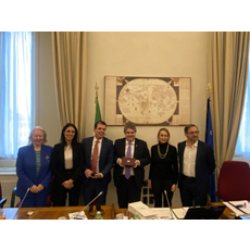Visite &#224; Rome de M. Dimitris Kairidis, premier vice-pr&#233;sident de la commission des affaires europ&#233;ennes