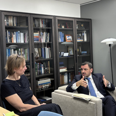 Συνάντηση του Προεδρείου της Κοινοβουλευτικής Ομάδας Φιλίας Ελλάδας – Εσθονίας με την Πρέσβη της Εσθονίας στην Αθήνα