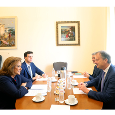 Συνάντηση της Προέδρου της Διαρκούς Επιτροπής Εθνικής Άμυνας και Εξωτερικών Υποθέσεων Ντ. Μπακογιάννη με τον Πρέσβη της Ελβετίας 