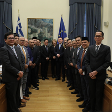 Focus on tourism at meeting of Bureau of Standing Committee on Production and Trade with 16-member delegation from House of Regional Representatives (Senate) of Republic of Indonesia