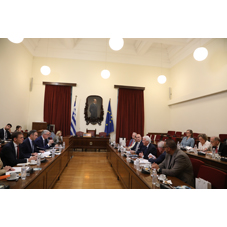 Meeting of parliamentary working group of  &quot;3+1&quot; cooperation scheme with delegation of &quot;Chicago Council on Global Affairs&quot;