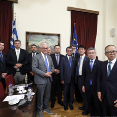 Επίσκεψη αντιπροσωπείας της Βουλής των Αντιπροσώπων της Ιαπωνίας στη Βουλή των Ελλήνων