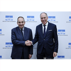 Συνάντηση του Α’ Αντιπροέδρου της Βουλής Ι. Πλακιωτάκη με τον Πρέσβη του Λουξεμβούργου