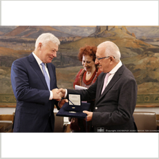 Συνάντηση του Προέδρου της Βουλής των Ελλήνων με τον Πρόεδρο της Βουλής των Αντιπροσώπων του Μεγάλου Δουκάτου του Λουξεμβούργου - Ν. Κακλαμάνης: &#171;Εάν έρθει η ειρήνη στην Ουκρανία, τότε η Ευρώπη πρέπει να στρέψει το βλέμμα της και στην Κύπρο&#187;