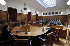 Επίσκεψη σπουδαστών της Σχολής Εθνικής Άμυνας στη Βουλή των Ελλήνων