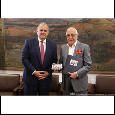 Συνάντηση του Προέδρου της Βουλής με αντιπροσωπεία   του Ιδρύματος του Αμερικανικού-Ελληνικού Ινστιτούτου (ΑΗΙF)  που επισκέφθηκε το Κοινοβούλιο