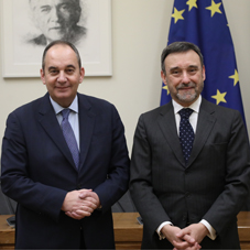 Συνάντηση του Α’ Αντιπροέδρου και Προέδρου της Επιτροπής Ευρωπαϊκών Υποθέσεων της Βουλής με τον Πρέσβη της Πορτογαλίας, στην Αθήνα