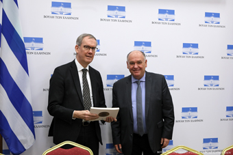 Συνάντηση του Προέδρου της ΚΟΦ Ελλάδας – Σουηδίας  με τον Πρέσβη της Σουηδίας στην Ελλάδα