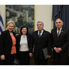 R&#233;union du groupe d’amiti&#233; parlementaire Gr&#232;ce-Venezuela avec le Charg&#233; d’ affaires de la R&#233;publique bolivarienne du Venezuela