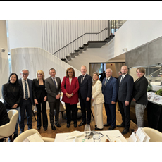 Cross-party delegation from Committee on National Defence and Foreign Affairs meets with delegation from Parliament of Estonia