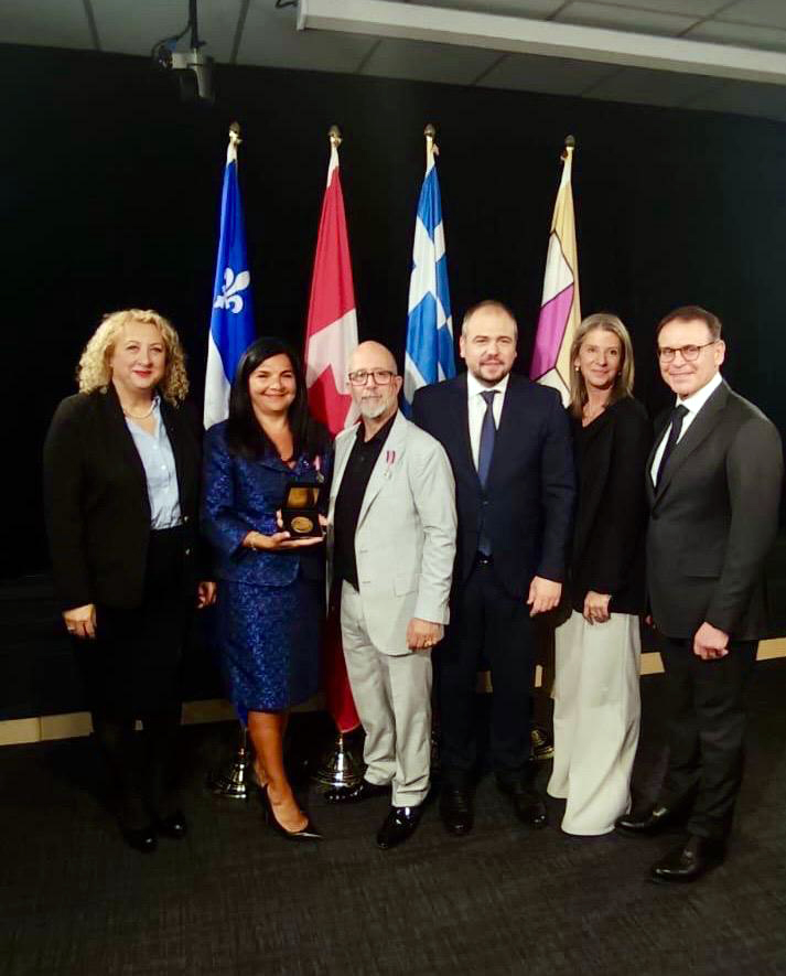 Chair of Greeks Abroad Committee Filippos Fortomas in Canada for celebration of National Anniversary