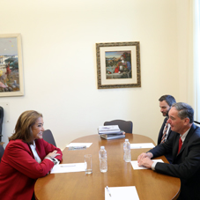 Chair of Committee on National Defence and Foreign Affairs meets with Ambassador of Belgium to Athens
