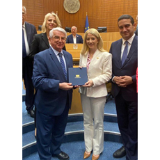 Συμμετοχή του Αντιπροέδρου της Βουλής των Ελλήνων κ. Μπούρα  και κοινοβουλευτικής αντιπροσωπείας, στην Κύπρο,  για τις αντικατοχικές εκδηλώσεις  «Μέρες Μνήμης Μόρφου»