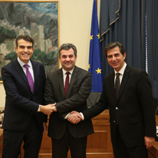 Συνάντηση του Προέδρου της επιτροπής Άμυνας και Εξωτερικών και τον Πρόεδρο της Ομάδας Φιλίας Ελλάδος-Γεωργίας με τον Πρέσβη της Γεωργίας στην Ελλάδα