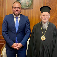 Official visit of Filippos Fortomas to the Phanar and the Greek community of Constantinople