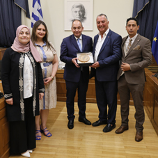 Συνάντηση Ι. Πλακιωτάκη με αντιπροσωπεία της Κοινοβουλευτικής Ομάδας Φιλίας Τυνησίας–Ελλάδας