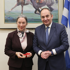 Συνάντηση Α’ Αντιπροέδρου της Βουλής των Ελλήνων κ. Ιωάννη Πλακιωτάκη με την Πρέσβυ του Καναδά στην Ελλάδα