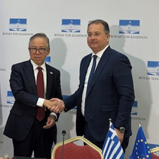 Συνάντηση του Προέδρου της Κοινοβουλευτικής Ομάδας Φιλίας Ελλάδας – Ιαπωνίας με τον Πρέσβη της χώρας στην Αθήνα