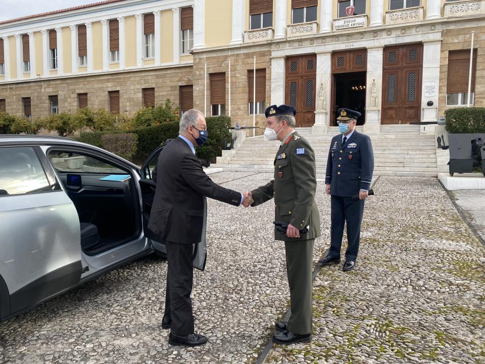 Επίσκεψη Προέδρου της Βουλής στη Σχολή Εθνικής Άμυνας