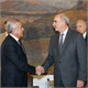 Meeting of the President of the Hellenic Parliament, Mr. Evangelos Meimarakis with the President of Lebanon, General Michel Sleiman