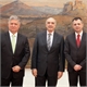 Meeting of the President of the Hellenic Parliament, Mr. Evangelos Meimarakis with the President of the National Assembly of the Republic of Srpska, Mr. Igor Radojičić and the Chairman of the House of Representatives of the Parliament of Federation of Bosnia and Herzegovina, Mr. Fehim Škaljić. 