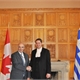 A positive climate for Greece at the meetings with the President of the Hellenic Parliament in the Canadian capital