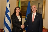 Με την Πρόεδρο της Ιταλικής Βουλής των Αντιπροσώπων Laura Boldrini